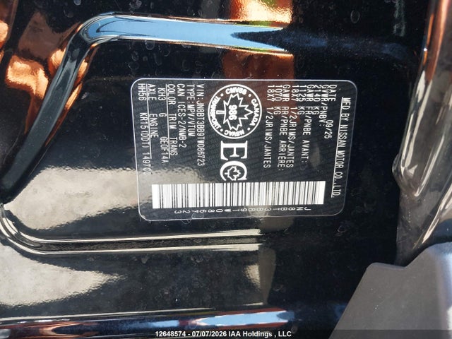 Nissan ROGUE SV 2026 JN8BT3BB9TW086723 Image 9
