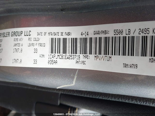 Jeep Cherokee North 2014 1C4PJMCB1EW253719 Image 22