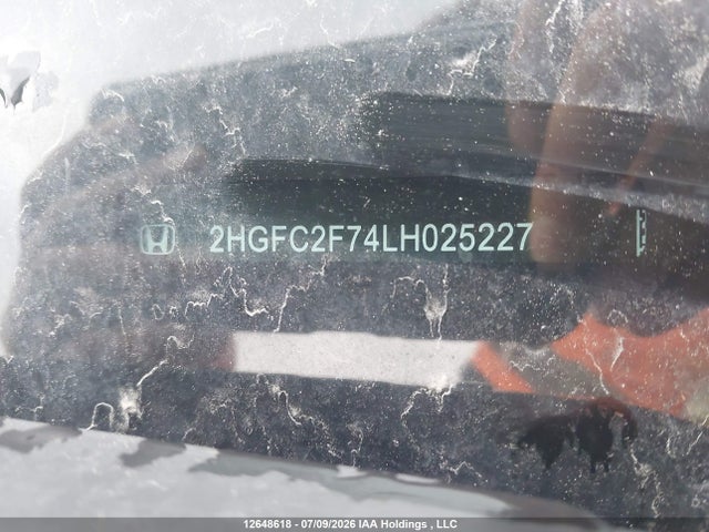 Honda CIVIC EX 2020 2HGFC2F74LH025227 Image 20