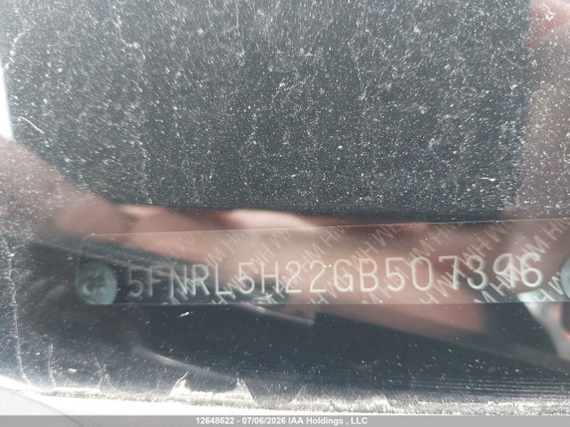 Honda ODYSSEY LX 2016 5FNRL5H22GB507396 Image 9