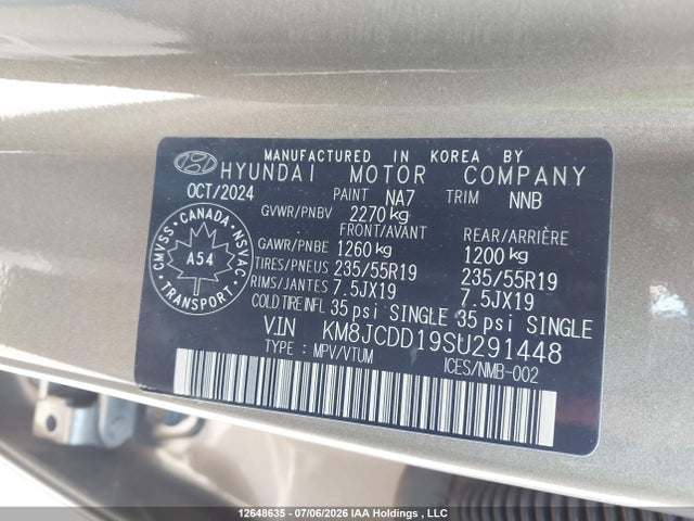 Hyundai Tucson Sel Convenience 2025 KM8JCDD19SU291448 Image 16