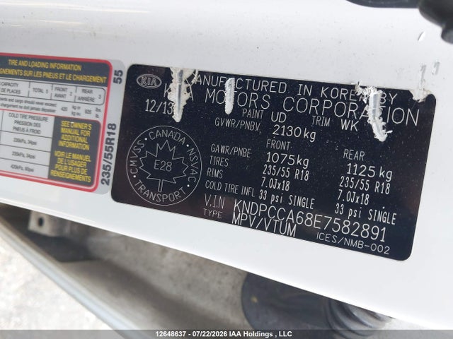 Продаж на аукціоні авто 2014 Kia Sportage Sx, vin: KNDPCCA68E7582891, номер лоту: 12648637