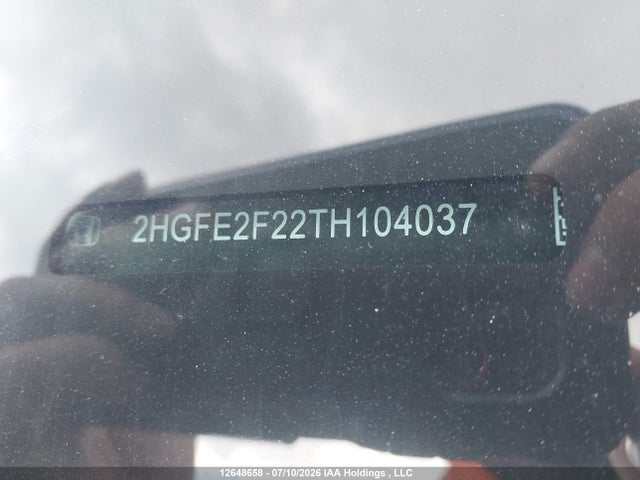 Honda Civic Lx 2026 2HGFE2F22TH104037 Image 20