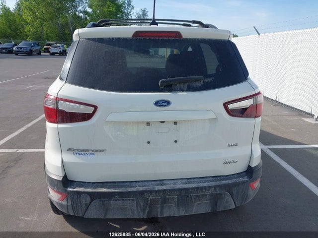 12625885 :رقم المزاد ، MAJ6P1CL7JC196512 vin ، 2018 Ford Ecosport Ses مزاد بيع