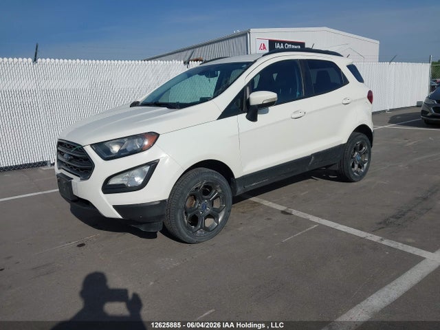 12625885 :رقم المزاد ، MAJ6P1CL7JC196512 vin ، 2018 Ford Ecosport Ses مزاد بيع