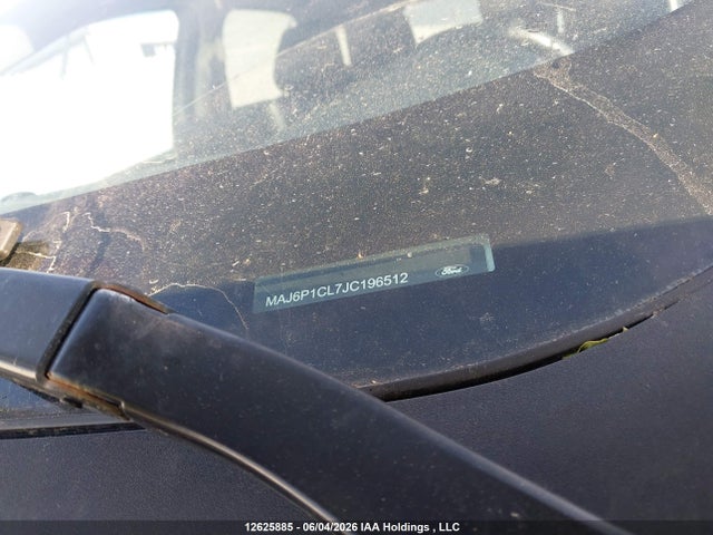 12625885 :رقم المزاد ، MAJ6P1CL7JC196512 vin ، 2018 Ford Ecosport Ses مزاد بيع