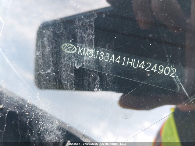 KM8J33A41HU424902 Hyundai Tucson Limited/sport And Eco/se
