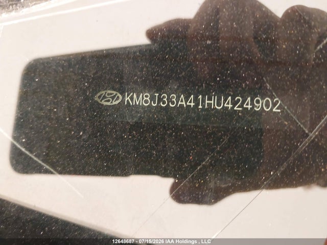 KM8J33A41HU424902 Hyundai Tucson Limited/sport And Eco/se