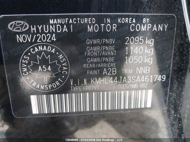 Hyundai Sonata Preferred-trend 2025 KMHL44JA3SA461749 Image 9