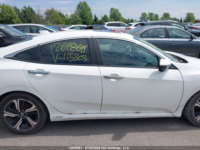 2016 Honda Civic Touring მანქანა იყიდება აუქციონზე, vin: 2HGFC1F94GH115303, აუქციონის ნომერი: 12648691