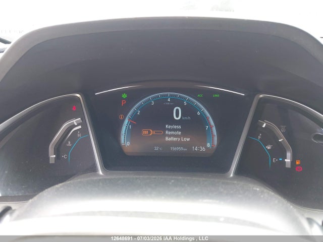 2016 Honda Civic Touring მანქანა იყიდება აუქციონზე, vin: 2HGFC1F94GH115303, აუქციონის ნომერი: 12648691