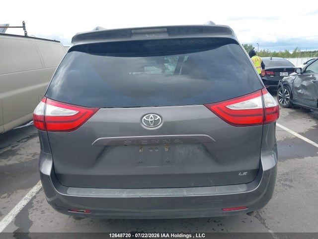 12648720 :رقم المزاد ، 5TDKK3DC6GS753709 vin ، 2016 Toyota Sienna Le V6 مزاد بيع