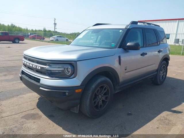 2022 Ford Bronco Sport Big Bend მანქანა იყიდება აუქციონზე, vin: 3FMCR9B63NRE04678, აუქციონის ნომერი: 12648748