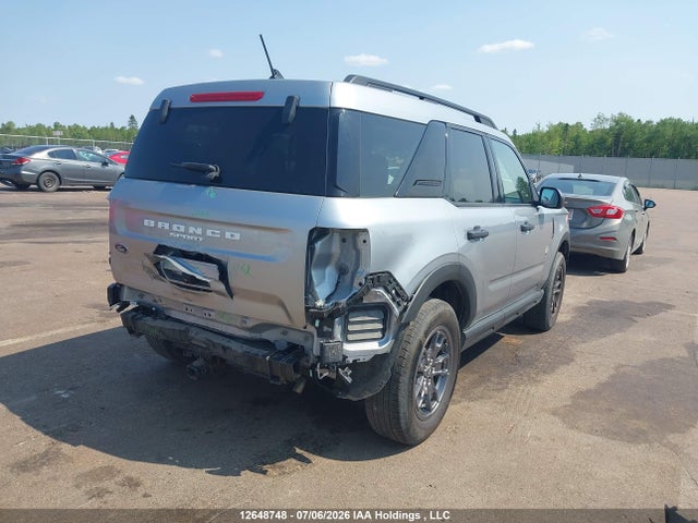 2022 Ford Bronco Sport Big Bend მანქანა იყიდება აუქციონზე, vin: 3FMCR9B63NRE04678, აუქციონის ნომერი: 12648748