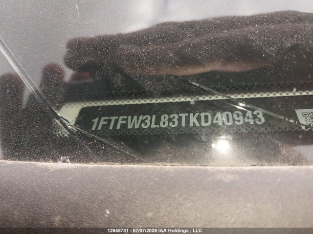 12648781 :رقم المزاد ، 1FTFW3L83TKD40943 vin ، 2026 Ford F150 Xlt مزاد بيع