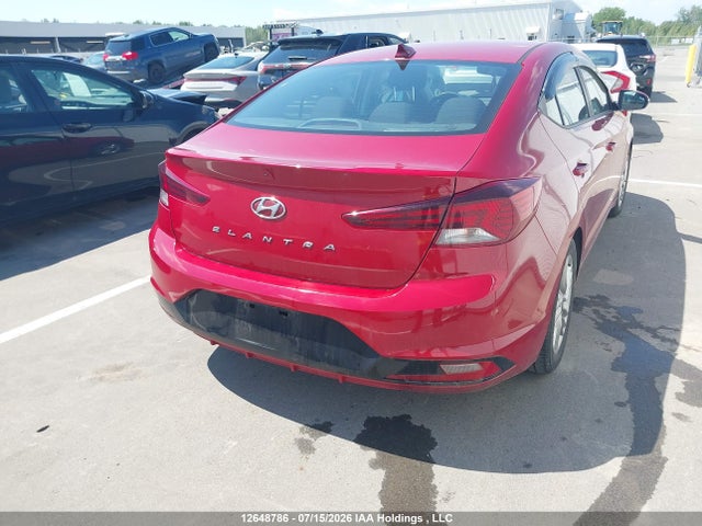 Aukcja sprzedaży 2020 Hyundai Elantra Sel/value/limited, vin: KMHD84LF1LU043708, numer aukcji: 12648786
