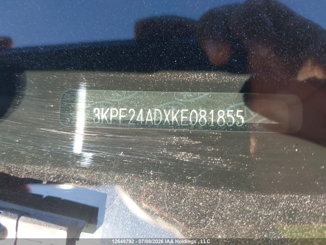 12648792 :رقم المزاد ، 3KPF24ADXKE081855 vin ، 2019 Kia Forte Lx مزاد بيع