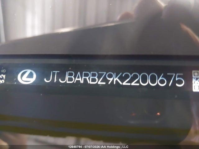 JTJBARBZ9K2200675 Lexus Nx 300 Base/300 F Sport