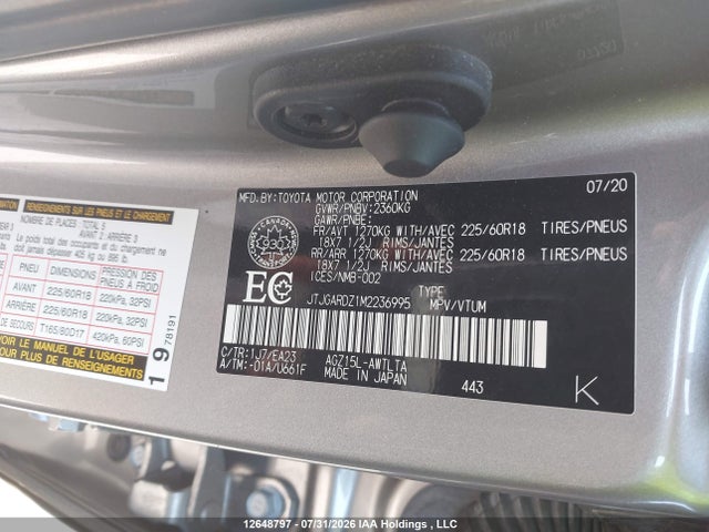 Lexus NX 300 2021 JTJGARDZ1M2236995 Image 9