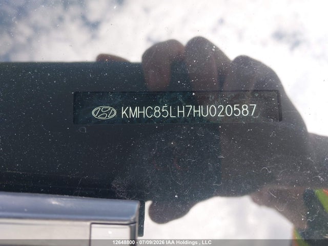 Aukcja sprzedaży 2017 Hyundai Ioniq Ev Limited, vin: KMHC85LH7HU020587, numer aukcji: 12648800