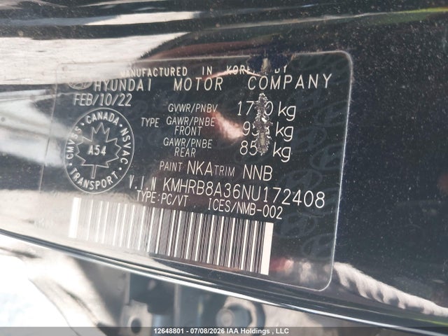 Hyundai Venue Essential Auto Ivt 2022 KMHRB8A36NU172408 Image 9
