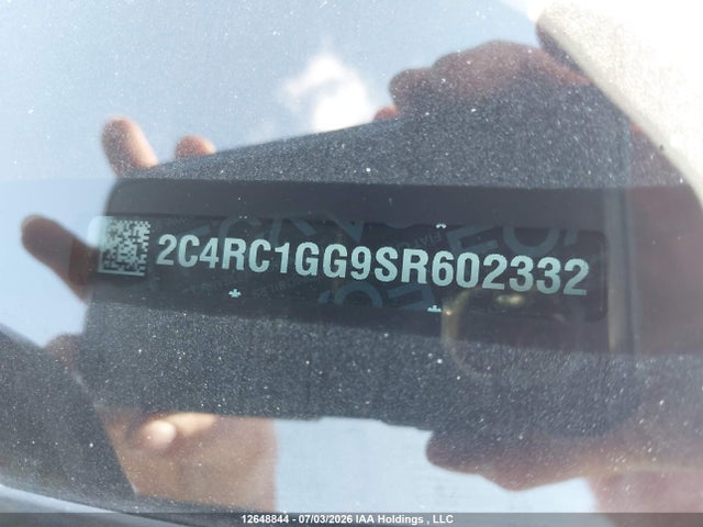 2C4RC1GG9SR602332 Chrysler Pacifica Limited
