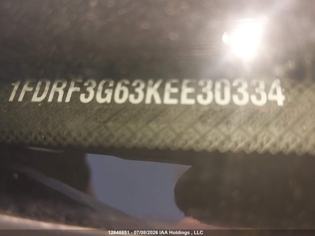 12648851 :رقم المزاد ، 1FDRF3G63KEE30334 vin ، 2019 Ford F350 Super Duty مزاد بيع