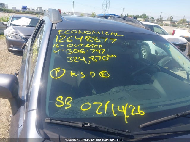 12648877 :رقم المزاد ، 4S4BSCGC7G3306797 vin ، 2016 Subaru Outback 2.5i Limited Package مزاد بيع
