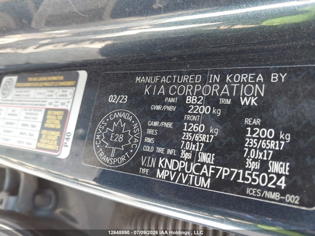 KIA Sportage Lx 2023 KNDPUCAF7P7155024 Image 19