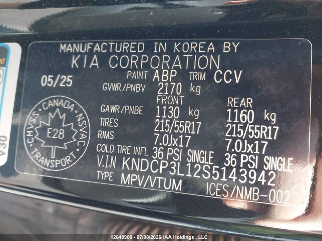 KNDCP3L12S5143942 KIA Niro Wind