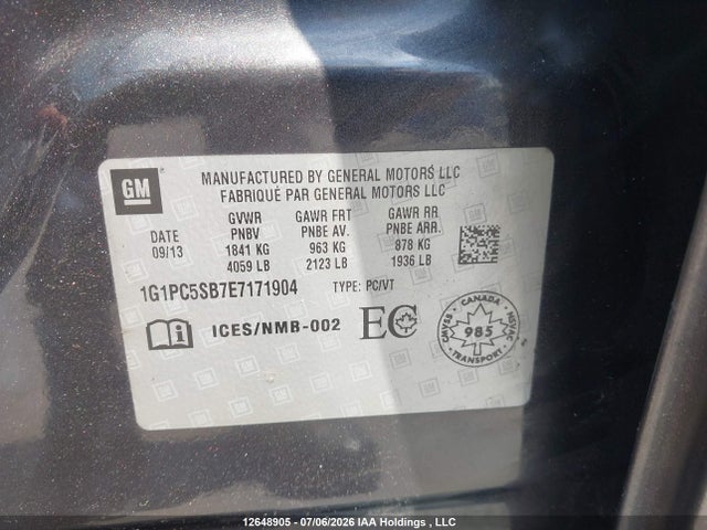 Chevrolet Cruze 1lt 2014 1G1PC5SB7E7171904 Image 20