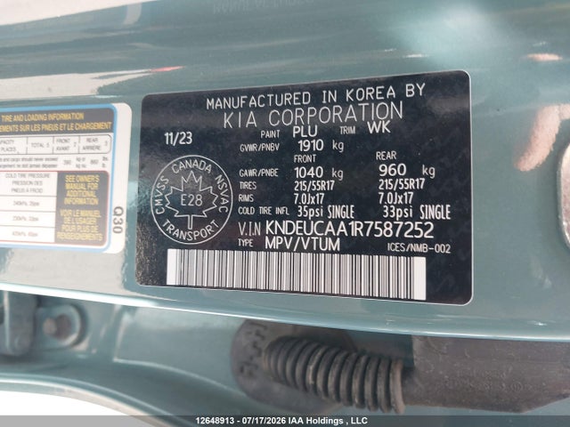 KIA SELTOS S 2024 KNDEUCAA1R7587252 Image 19