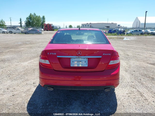 12648922 :رقم المزاد ، WDDGF8FBXAF405579 vin ، 2010 Mercedes-benz C 250 4matic مزاد بيع