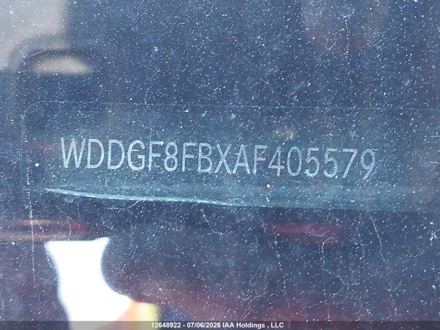 12648922 :رقم المزاد ، WDDGF8FBXAF405579 vin ، 2010 Mercedes-benz C 250 4matic مزاد بيع