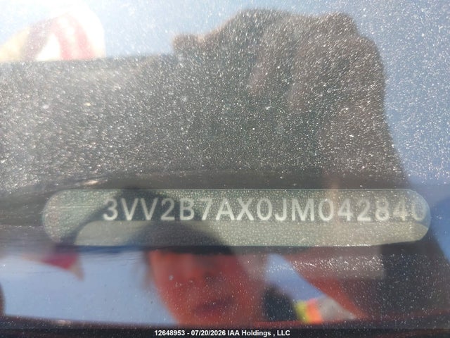 Aukcja sprzedaży 2018 Volkswagen Tiguan, vin: 3VV2B7AX0JM042840, numer aukcji: 12648953