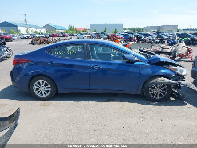 12648963 :رقم المزاد ، 5NPDH4AE6GH791725 vin ، 2016 Hyundai Elantra Le-r مزاد بيع