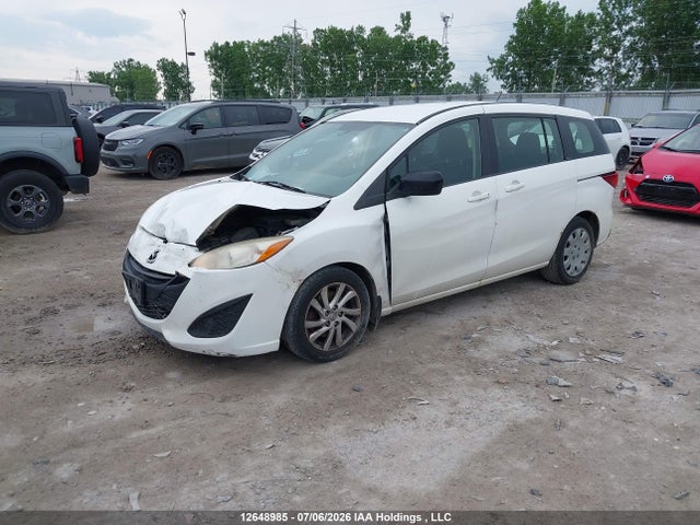 12648985 :رقم المزاد ، JM1CW2CL7C0107015 vin ، 2012 Mazda Mazda5 Gs مزاد بيع