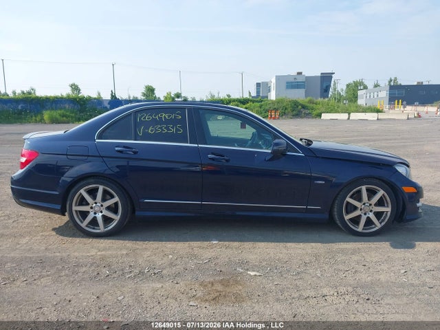 Aukcja sprzedaży 2012 Mercedes-benz C-class, vin: WDDGF8JBXCA633315, numer aukcji: 12649015
