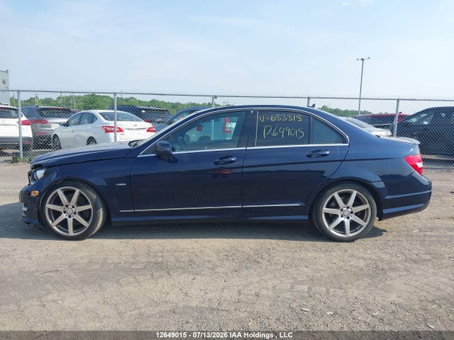 Aukcja sprzedaży 2012 Mercedes-benz C-class, vin: WDDGF8JBXCA633315, numer aukcji: 12649015