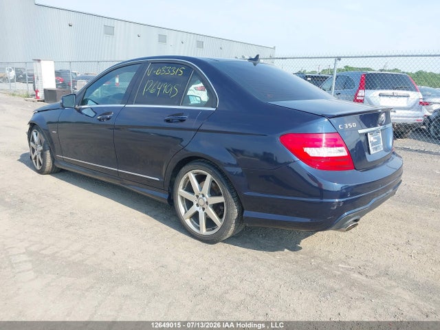 Aukcja sprzedaży 2012 Mercedes-benz C-class, vin: WDDGF8JBXCA633315, numer aukcji: 12649015