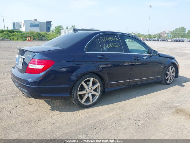 Aukcja sprzedaży 2012 Mercedes-benz C-class, vin: WDDGF8JBXCA633315, numer aukcji: 12649015
