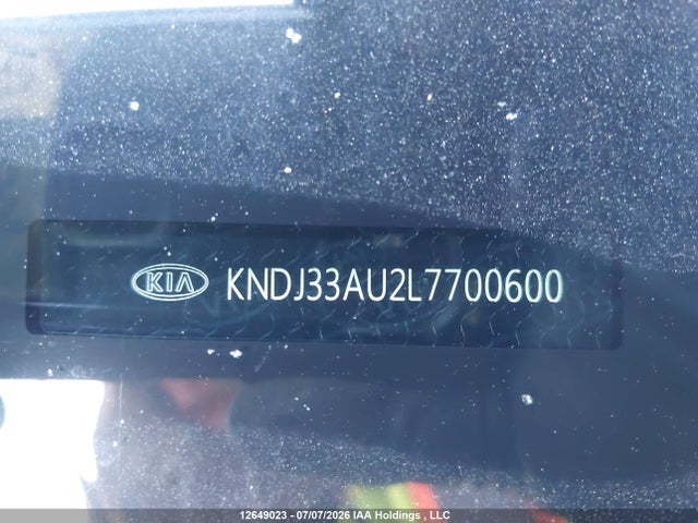 12649023 :رقم المزاد ، KNDJ33AU2L7700600 vin ، 2020 Kia Soul Ex/ex Anniversary Edition/ex Limited/ex Premium/ex+/gt-line Limited/gt-line Premium مزاد بيع