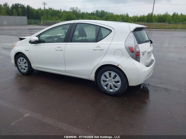 2012 Toyota Prius C Technology მანქანა იყიდება აუქციონზე, vin: JTDKDTB30C1003047, აუქციონის ნომერი: 12649040