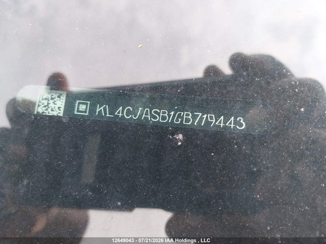 KL4CJASB1GB719443 Buick Encore