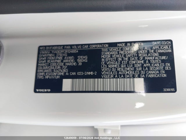 YV4062PF2R1248954 Volvo Xc90 Ultimate