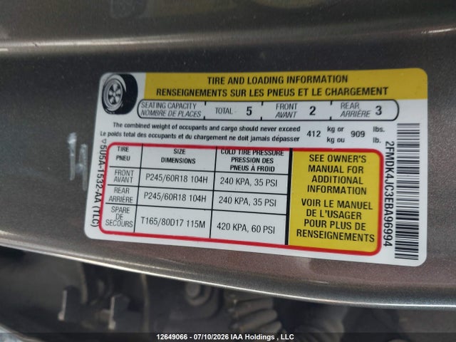 Ford EDGE SEL 2014 2FMDK4JC3EBA96994 Image 19
