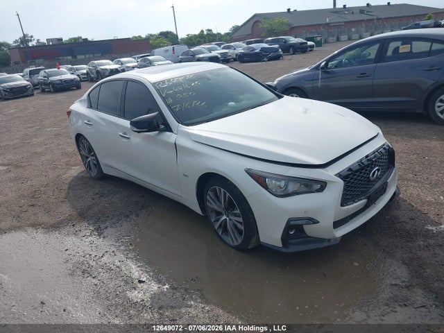 12649072 :رقم المزاد ، JN1EV7AR5JM441620 vin ، 2018 Infiniti Q50 Luxe/sport مزاد بيع