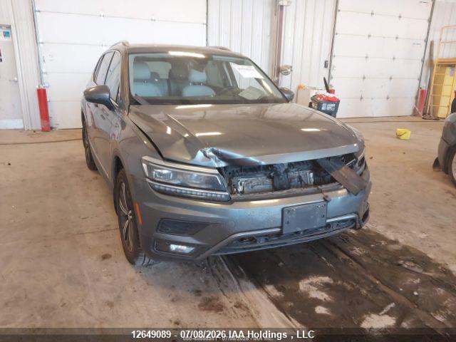 Продажа на аукционе авто 2021 Volkswagen Tiguan Highline, vin: 3VV4B7AXXMM109179, номер лота: 12649089