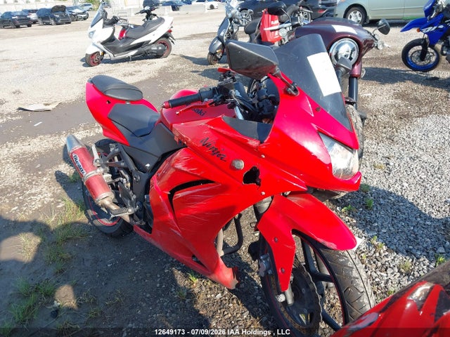 2009 Kawasaki Ex250 J მანქანა იყიდება აუქციონზე, vin: JKAEXMJ119DA45807, აუქციონის ნომერი: 12649173