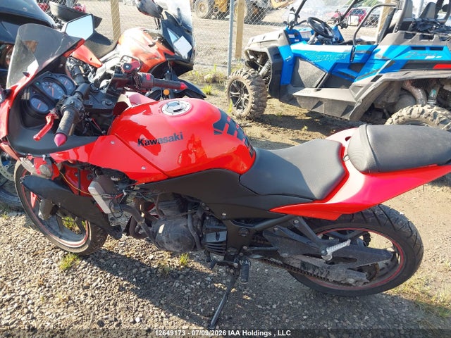 2009 Kawasaki Ex250 J მანქანა იყიდება აუქციონზე, vin: JKAEXMJ119DA45807, აუქციონის ნომერი: 12649173